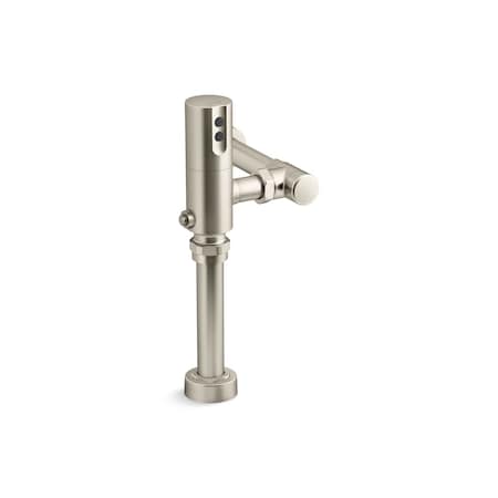 Kohler Mach Tripoint Touchless Toilet Flushometer, Dc-Powered, 1.28 Gpf In Vibrant Brushed Nickel 10TD00N10-BN